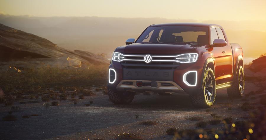  Volkswagen Atlas Tanoak Pickup Truck Concept 2018 года  (фото 1 из 32)